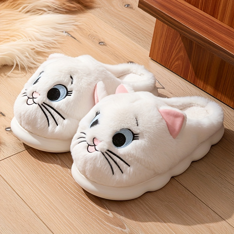 Women Shoes Size To Men - Comfortable Warm Breathable Cotton Slippers Cartoon