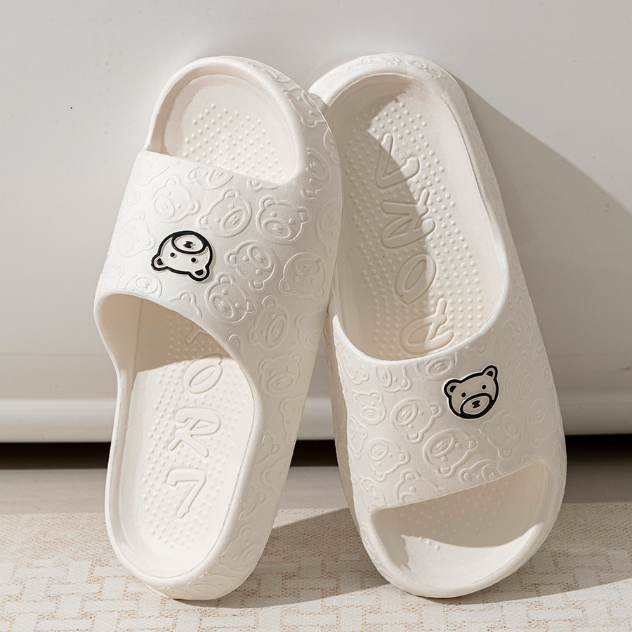 Printting Cute Bear Women Slip - Women Shoes Size To Men review and price