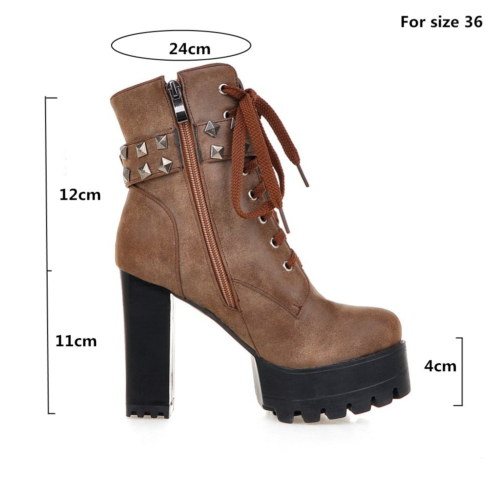 Fashion Women Ankle Boots Plat - Women'S Shoes Big Feet review and price