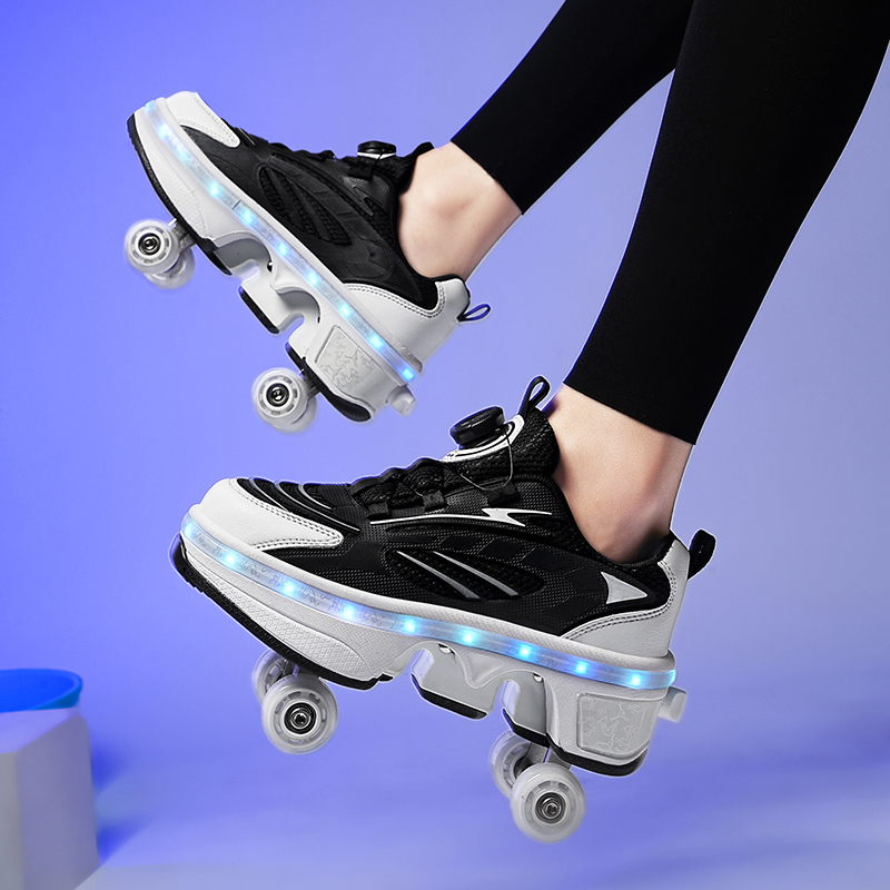 Double-Row Four-Wheel Roller S - Women'S Shoes Professional review and price