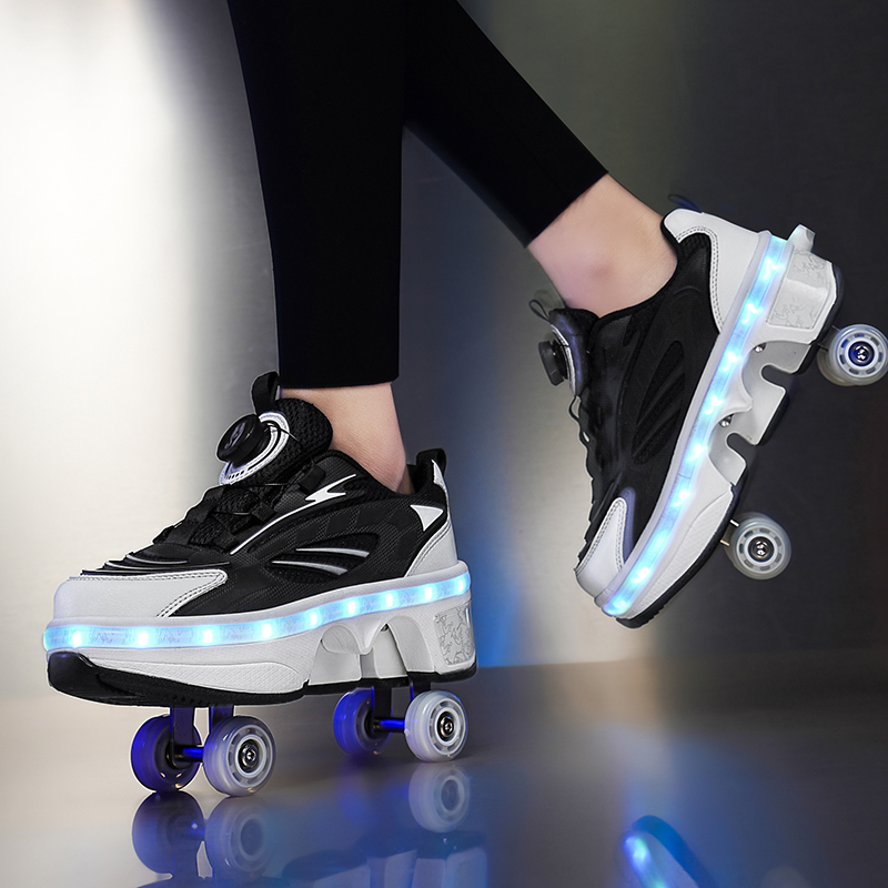 Double-Row Four-Wheel Roller S - Women'S Shoes Professional review and price