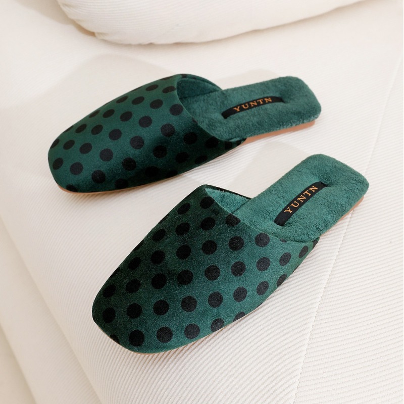 Retro Polka Dot Design Flat Sl - Women'S Shoes Quality review and price