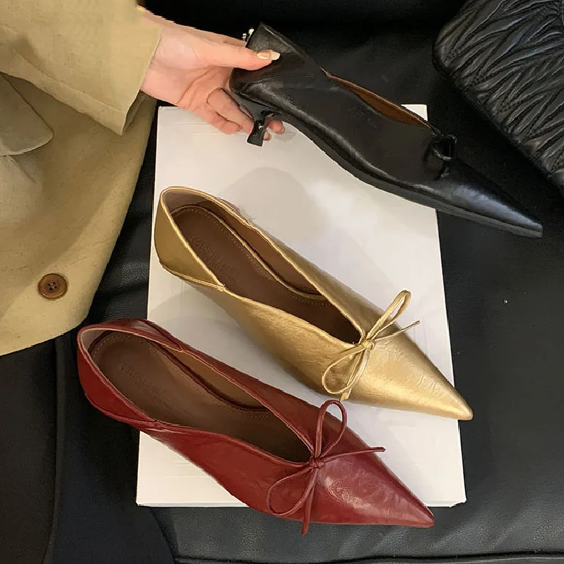 New Designer Pointed Toe Low H - Women Shoes Branded review and price