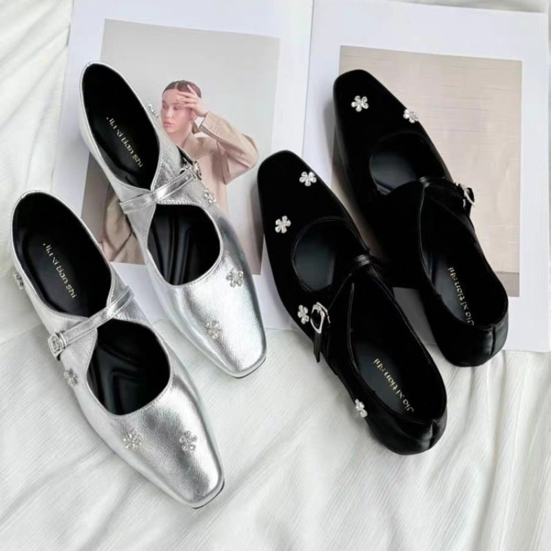 Square Toe Women Flats Loafers - Women Shoes Branded review and price
