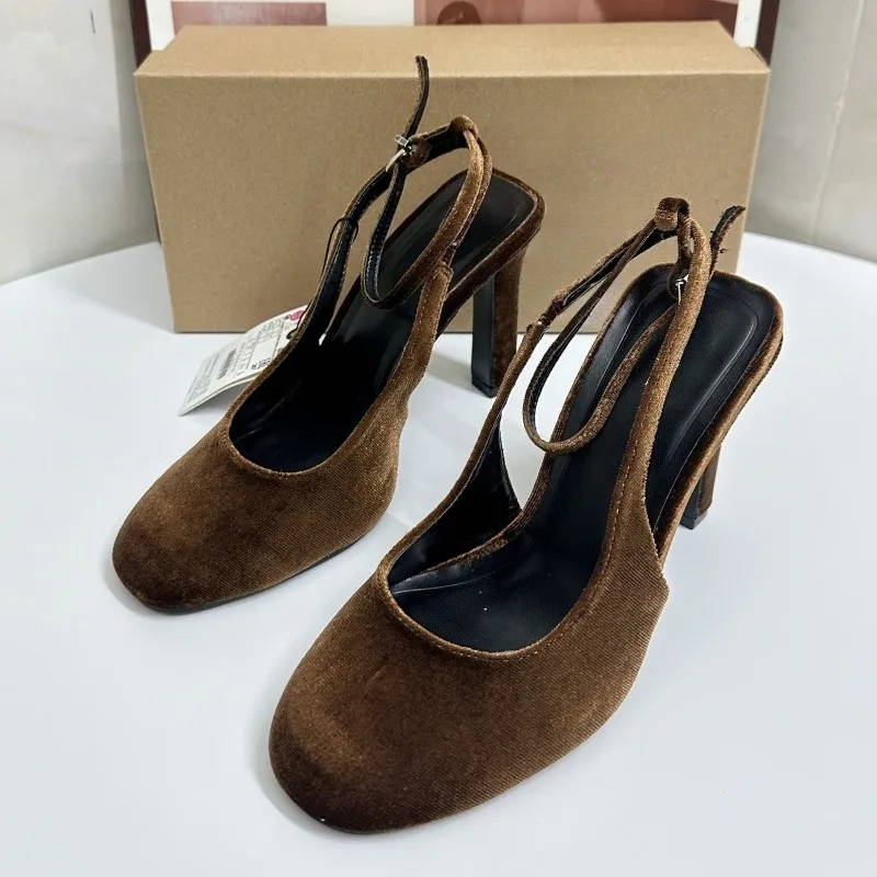 Retro Brown Suede Summer Women - Women Shoes Branded review and price