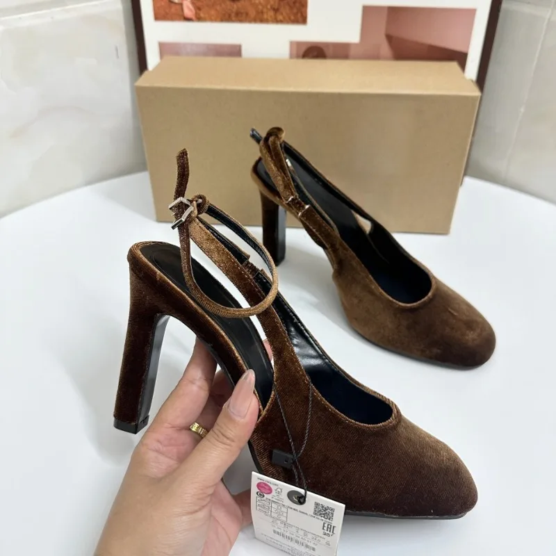 Retro Brown Suede Summer Women - Women Shoes Branded review and price