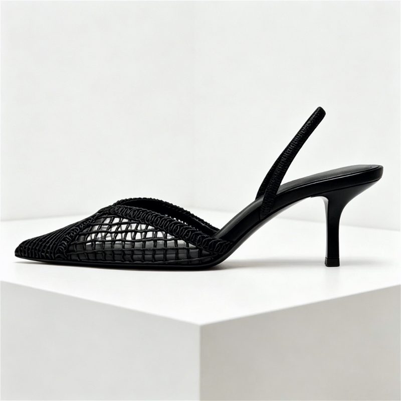 Mesh Woven Heeled Sandals Wome - Women Shoes Branded review and price